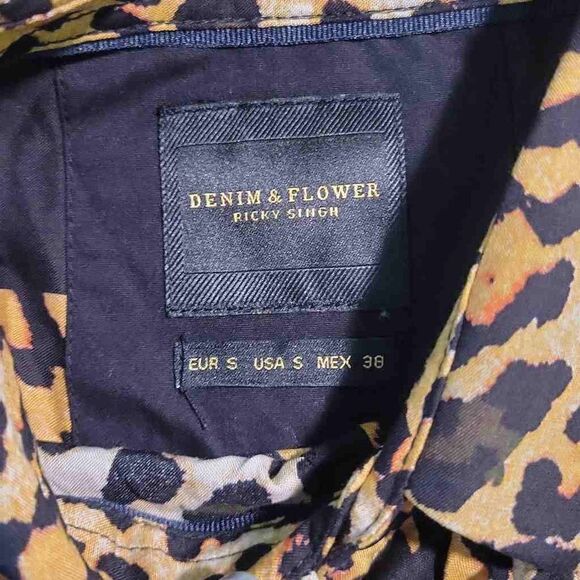 Denim & Flower Richard Singh Viscose Collection Long Sleeve Button Down Shirt - Picture 3 of 8